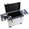 Чемодан для парикмахерских инструментов DEWAL, полимерный материал, серебристый,38x22x44 см HP006